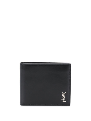 

Logo plaque bi-fold wallet, Saint Laurent Logo plaque bi-fold wallet