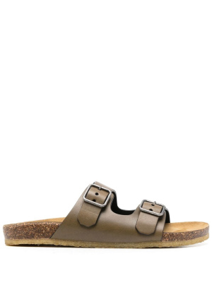 

Fabrice double-strap sandals, Saint Laurent Fabrice double-strap sandals