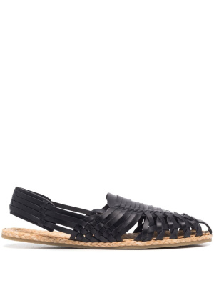 

Interwoven-design espadrilles, Saint Laurent Interwoven-design espadrilles