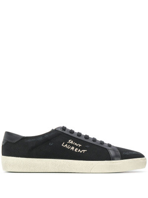 

Logo-print low-top sneakers, Saint Laurent Logo-print low-top sneakers