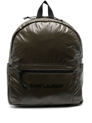 

NUXX logo-print backpack, Saint Laurent NUXX logo-print backpack