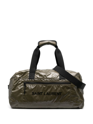 

Logo-print duffel bag, Saint Laurent Logo-print duffel bag
