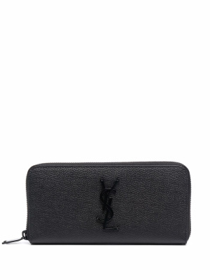 

Monogram zip-around wallet, Saint Laurent Monogram zip-around wallet