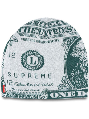 

Dollar-pattern beanie, Supreme Dollar-pattern beanie