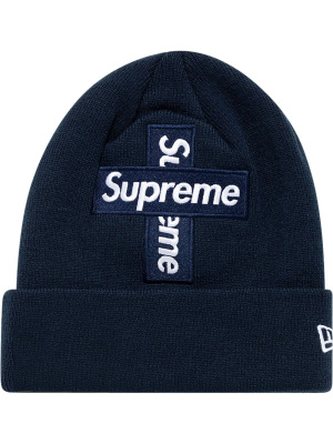 

X New Era Cross Box Logo knitted beanie, Supreme X New Era Cross Box Logo knitted beanie