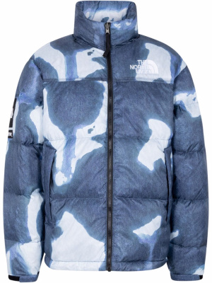 

X The North Face bleached denim print Nuptse jacket, Supreme X The North Face bleached denim print Nuptse jacket