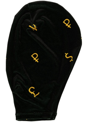 

Currency-print full-face mask, VETEMENTS Currency-print full-face mask