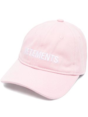 

Logo-embroidered baseball cap, VETEMENTS Logo-embroidered baseball cap