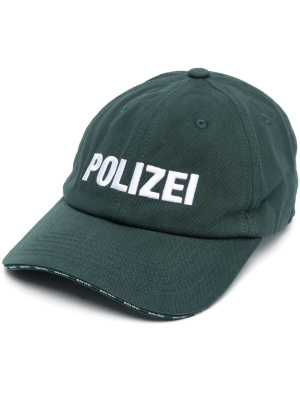 

Polizei embroidered baseball cap, VETEMENTS Polizei embroidered baseball cap