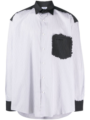 

Patchwork striped shirt, VETEMENTS Patchwork striped shirt