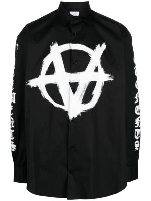 

Graphic-print cotton shirt, VETEMENTS Graphic-print cotton shirt