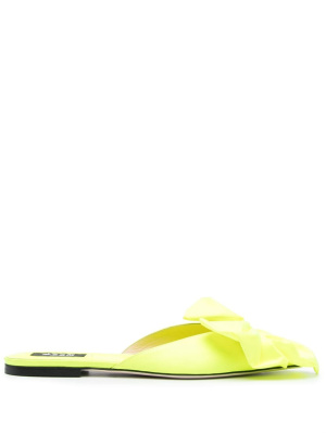 

Bow pointed-toe flip flops, MSGM Bow pointed-toe flip flops