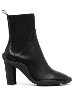 

Pull-on 85mm leather boots, MSGM Pull-on 85mm leather boots