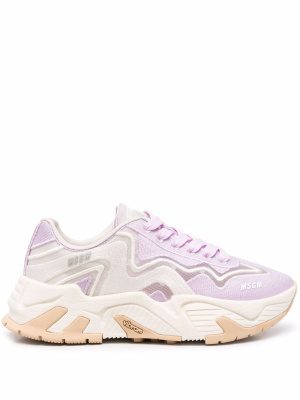 

Panelled-design sneakers, MSGM Panelled-design sneakers