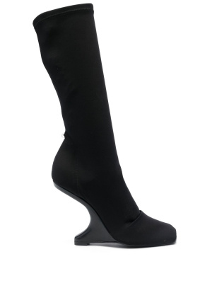 

Cantilever 11 calf-length boots, Rick Owens Lilies Cantilever 11 calf-length boots
