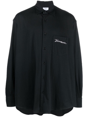 

Logo-print long-sleeve shirt, VETEMENTS Logo-print long-sleeve shirt