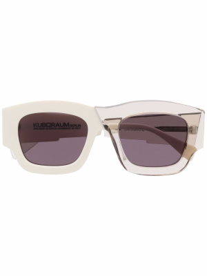 

C8 two-tone square-frame sunglasses, Kuboraum C8 two-tone square-frame sunglasses