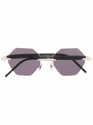 

Tinted geometric sunglasses, Kuboraum Tinted geometric sunglasses