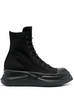 

Abstract canvas high-top sneakers, Rick Owens DRKSHDW Abstract canvas high-top sneakers