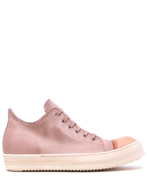 

High-top lace-up canvas sneakers, Rick Owens DRKSHDW High-top lace-up canvas sneakers