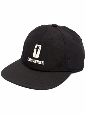 

X converse logo-print cap, Rick Owens DRKSHDW X converse logo-print cap