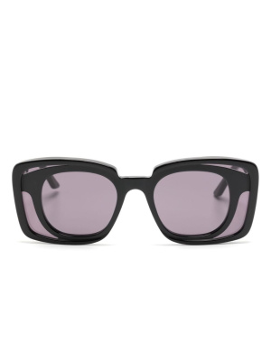 

Layered square-frame sunglasses, Kuboraum Layered square-frame sunglasses