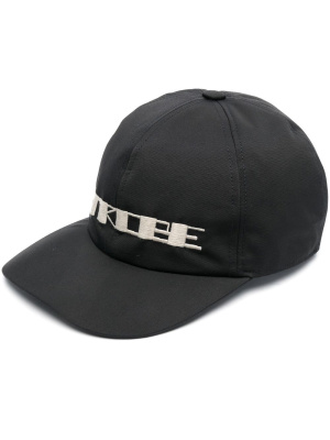 

Strobe-embroidered baseball cap, Rick Owens DRKSHDW Strobe-embroidered baseball cap
