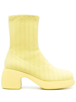 

Ribbed-knit ankle 70mm boots, Camper Ribbed-knit ankle 70mm boots