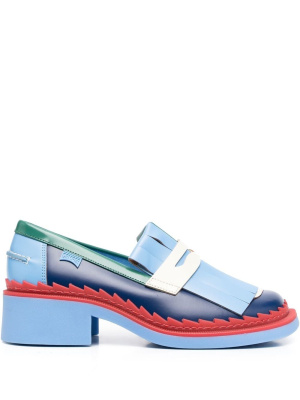 

50mm colour-block leather loafers, Camper 50mm colour-block leather loafers