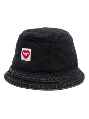 

Logo-patch denim bucket hat, Carhartt WIP Logo-patch denim bucket hat