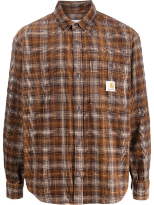 

Work logo patch cotton shirt, Carhartt WIP Work logo patch cotton shirt