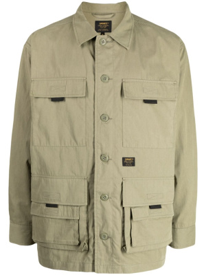 

Logo-patch buttoned jacket, Carhartt WIP Logo-patch buttoned jacket