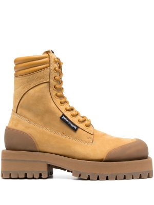 

Square-toe combat boots, Palm Angels Square-toe combat boots