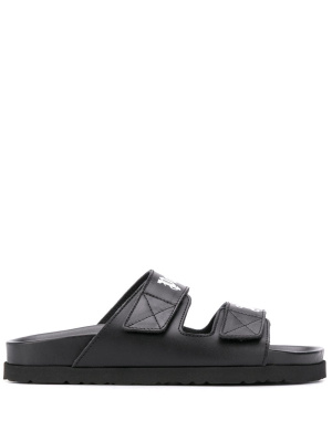 

Touch strap logo print slides, Palm Angels Touch strap logo print slides