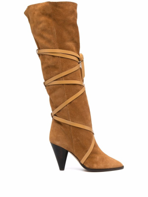 

Lace-up suede boots, ISABEL MARANT Lace-up suede boots
