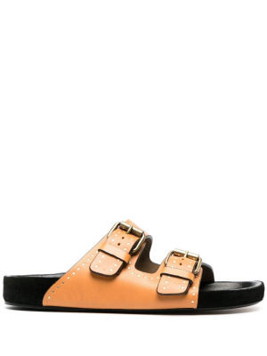

Lennyo buckle-detail slides, ISABEL MARANT Lennyo buckle-detail slides