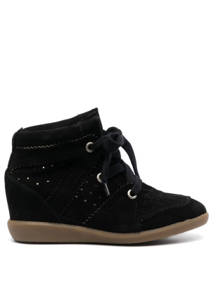 

Wedge-heel lace-up sneakers, ISABEL MARANT Wedge-heel lace-up sneakers