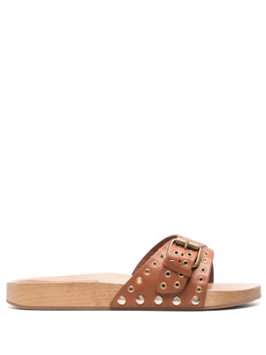 

Jaso buckled clog slides, ISABEL MARANT Jaso buckled clog slides