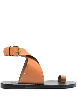 

Cross-strap studded sandals, ISABEL MARANT Cross-strap studded sandals