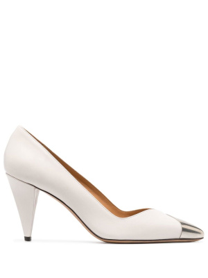 

Metal-toe 85mm leather pumps, ISABEL MARANT Metal-toe 85mm leather pumps