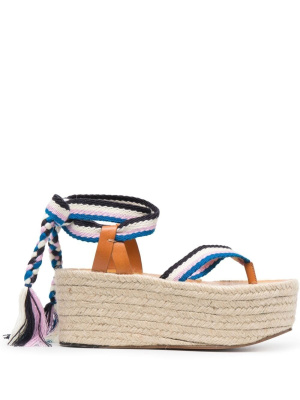 

Mezzee platform espadrille sandals, ISABEL MARANT Mezzee platform espadrille sandals