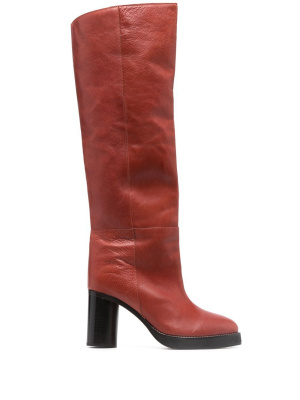 

Leather knee-high 85mm boots, ISABEL MARANT Leather knee-high 85mm boots