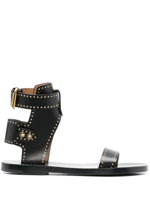 

Stud-embellished leather sandals, ISABEL MARANT Stud-embellished leather sandals