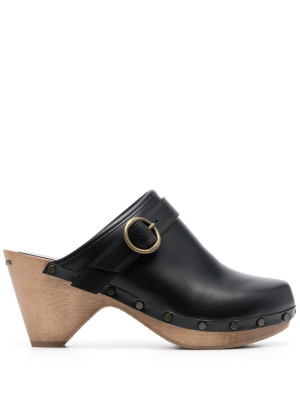 

Buckle-detail platform sole clogs, ISABEL MARANT Buckle-detail platform sole clogs
