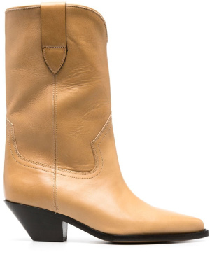 

60mm Dahope leather boots, ISABEL MARANT 60mm Dahope leather boots