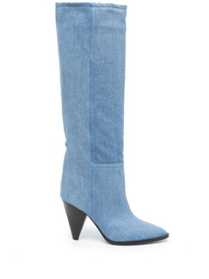 

Ririo denim 80mm boots, ISABEL MARANT Ririo denim 80mm boots