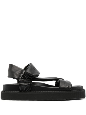 

Naori grained-leather sandals, ISABEL MARANT Naori grained-leather sandals
