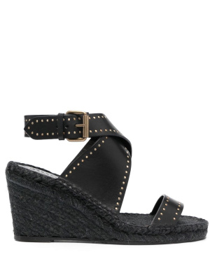 

80mm espadrille wedge sandals, ISABEL MARANT 80mm espadrille wedge sandals