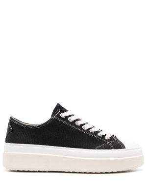 

Contrasting-border lace-up sneakers, ISABEL MARANT Contrasting-border lace-up sneakers