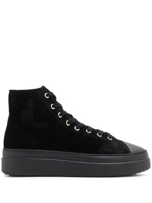 

Logo-print hi-top sneakers, ISABEL MARANT Logo-print hi-top sneakers